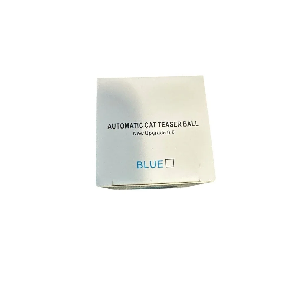 NEW automatic rechargeable rolling cat ball toy BLUE
